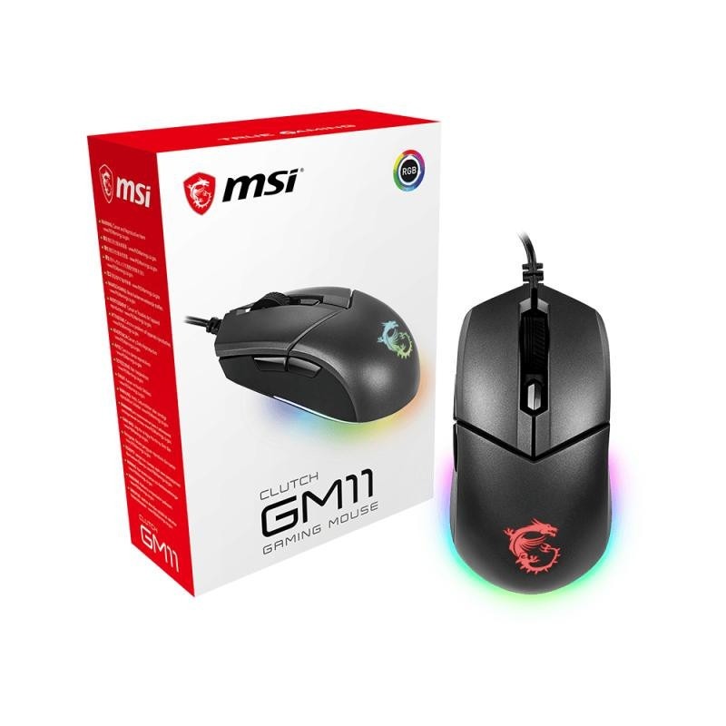 MSI Clutch GM11 Souris Gaming Gauche USB