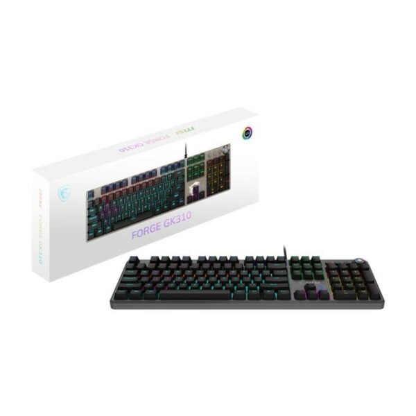 MSI FORGE GK310 RED FR Clavier Gaming – Image 5