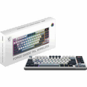 MSI FORGE GK600 TKL W SKY FR Clavier Gaming