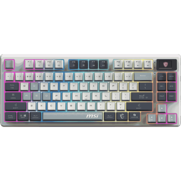 MSI FORGE GK600 TKL W SKY FR Clavier Gaming – Image 6