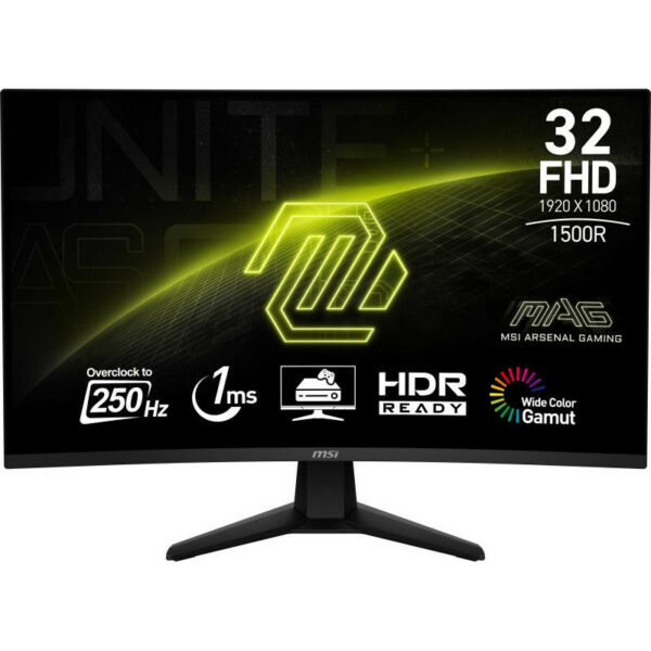 MSI MAG 32C6X écran PC 31.5" Full HD 1080p