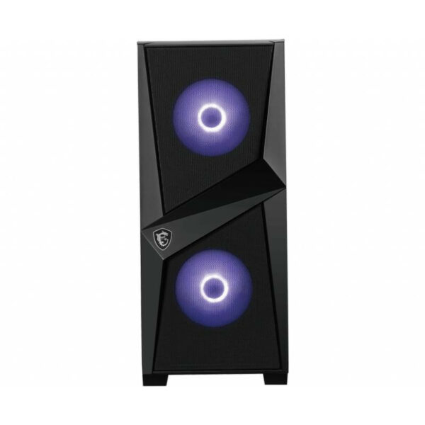 MSI MAG Forge 100M Mid Tower Noir Transparent – Image 3