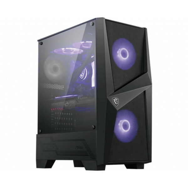 MSI MAG Forge 100M Mid Tower Noir Transparent – Image 4