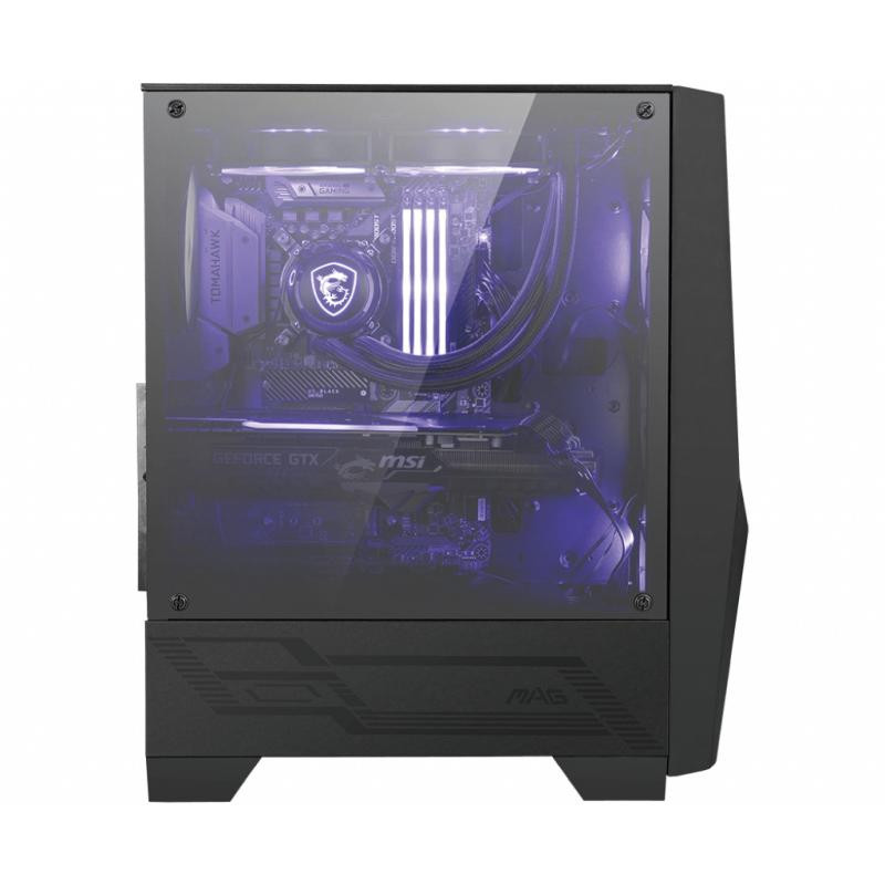 MSI MAG Forge 100M Mid Tower Noir Transparent