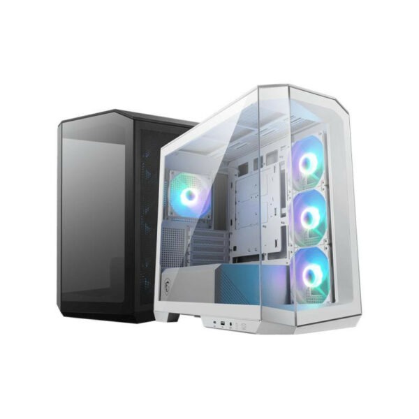 MSI MAG PANO M100R Micro Tower Blanc élégant – Image 3