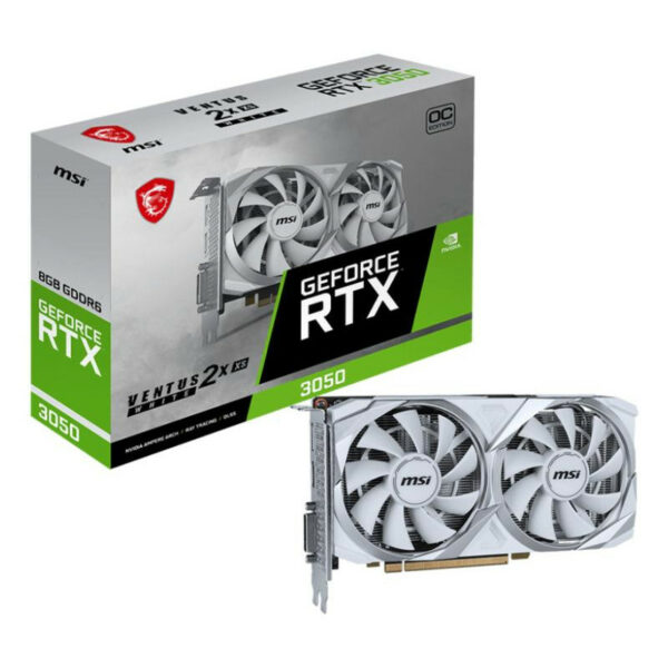 MSI RTX 3050 VENTUS 2X XS WHITE 8G OC Blanc – Image 2