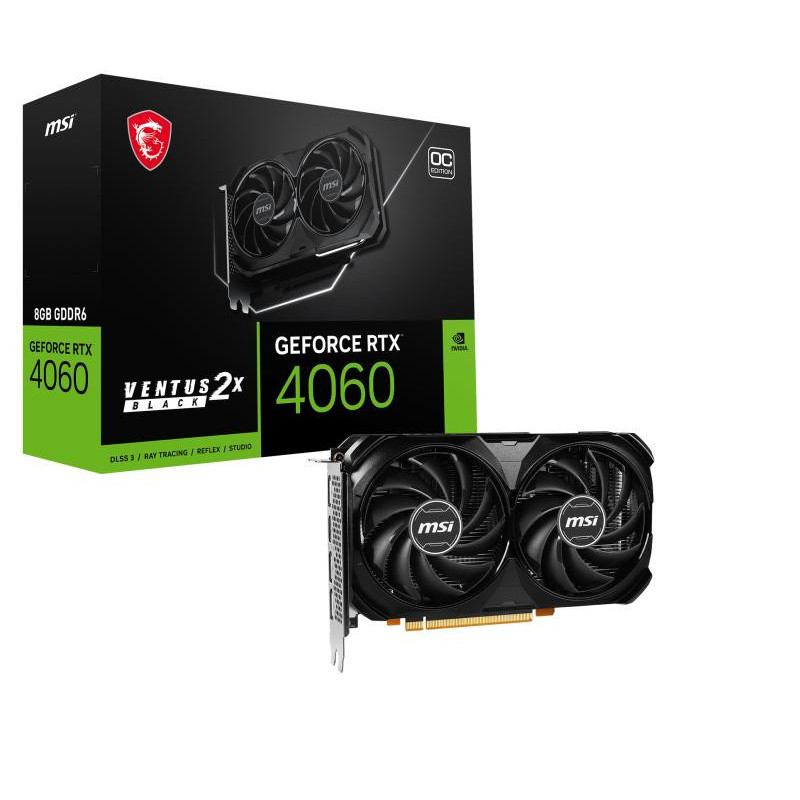MSI RTX 4060 VENTUS 2X BLACK 8G OC