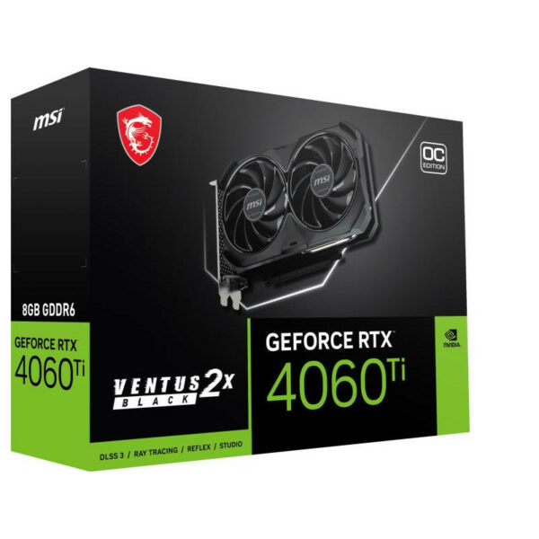 MSI RTX 4060TI VENTUS 2X BLACK 8G OC Performante – Image 9