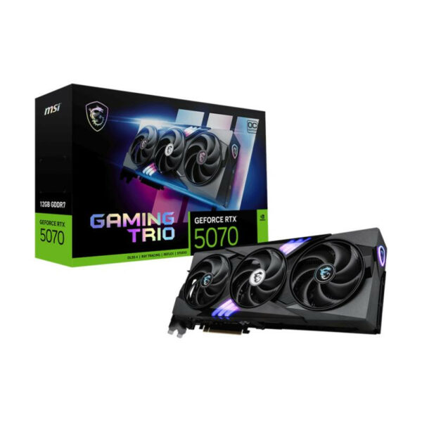 MSI RTX 5070 12G GAMING TRIO OC Puissante