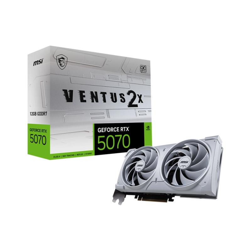 MSI RTX 5070 12G VENTUS 2X OC WHITE puissante