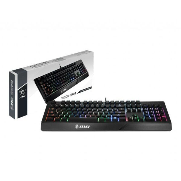MSI Vigor GK20 Clavier USB AZERTY Français Noir – Image 5