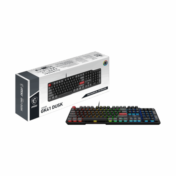 Clavier gaming MSI VIGOR GK41 rétroéclairé RGB