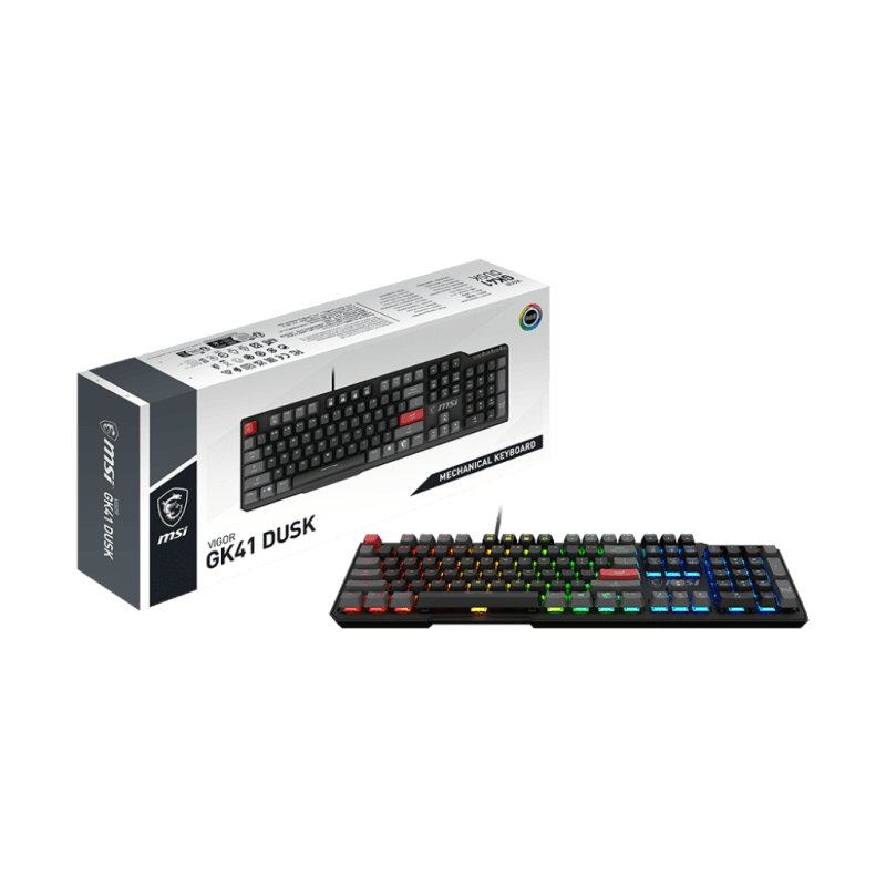 Clavier gaming MSI VIGOR GK41 rétroéclairé RGB