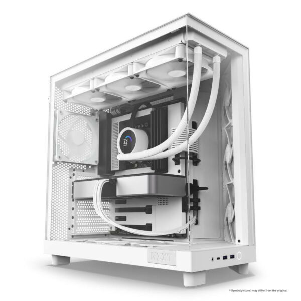 NZXT H6 Air Flow Blanc - Boîtier PC Mid Tower – Image 4