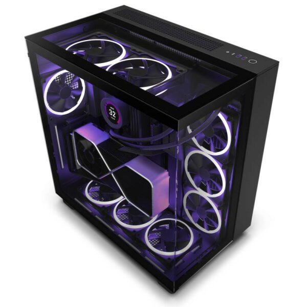 NZXT H9 Elite Midi Tower Noir élégant et performant – Image 2