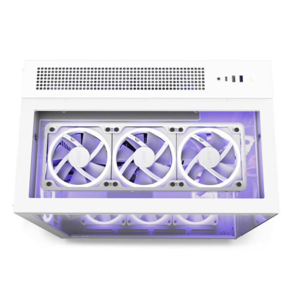NZXT H9 Elite Midi Tower Blanc élégant – Image 3