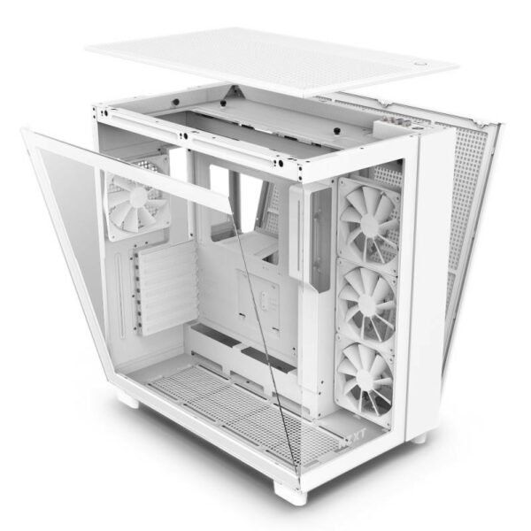 NZXT H9 Blanc Mid Tower élégant et performant – Image 5