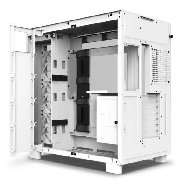 NZXT H9 Blanc Mid Tower élégant et performant – Image 6
