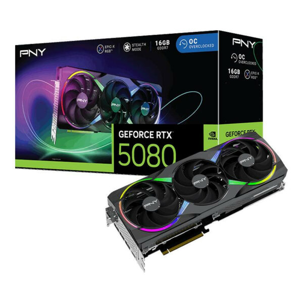 VGA PNY GeForce RTX 5080 16GB ARGB OC – Image 9
