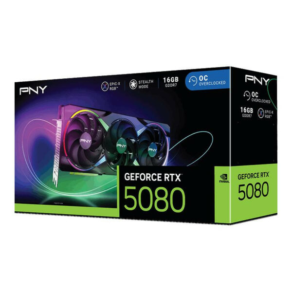 VGA PNY GeForce RTX 5080 16GB ARGB OC – Image 10