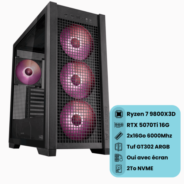 PC ASTERIA - Powered by ASUS pour gaming