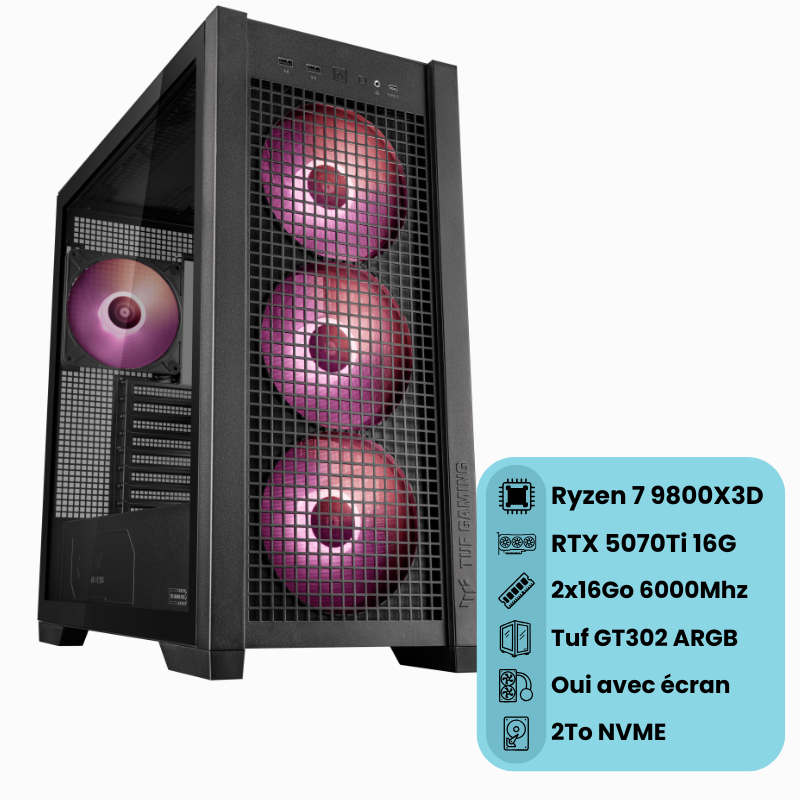 PC ASTERIA - Powered by ASUS pour gaming