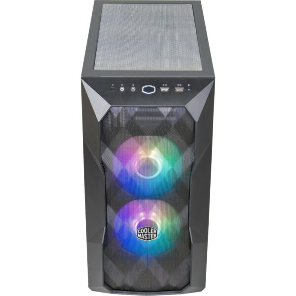 PC HIROS V2 Gaming Mini Tower Noir – Image 2