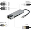 Hub USB-C 5-en-1 – HDMI 4K, LAN, USB 3.1 & PD 87W