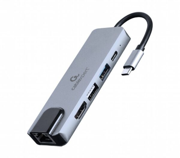 Hub USB-C 5-en-1 – HDMI 4K, LAN, USB 3.1 & PD 87W – Image 2
