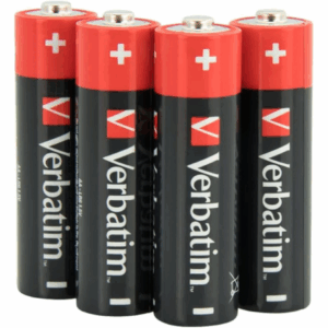 Lot de 4 piles AA 1,5V Verbatim Premium (LR6)