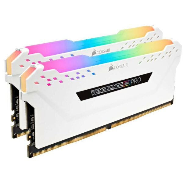 Corsair Vengeance RGB CMW16GX4M2C3200C16W RAM 16 Go 2 x 8 Go DDR4 3200 MHz – Image 2