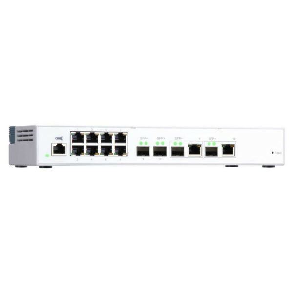 QNAP QSW-M408-2C Switch 8 ports Géré L2 10G Ethernet (100/1000/10000) Blanc – Image 3