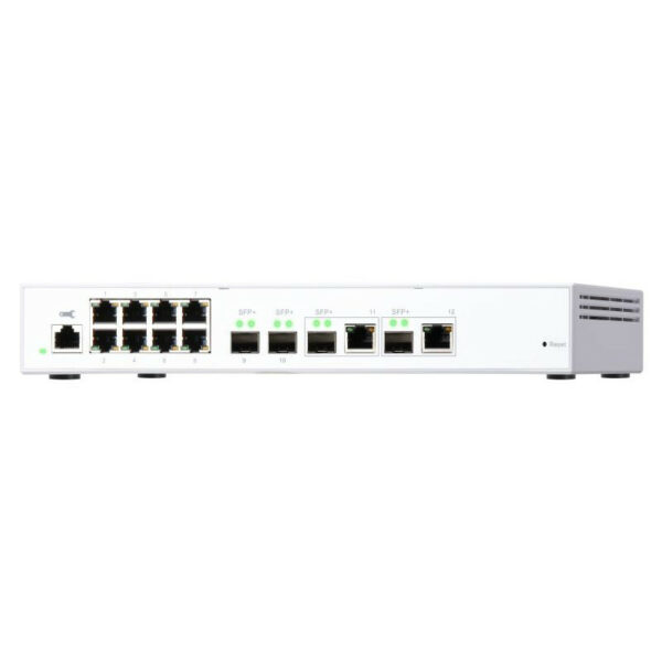 QNAP QSW-M408-2C Switch 8 ports Géré L2 10G Ethernet (100/1000/10000) Blanc – Image 4