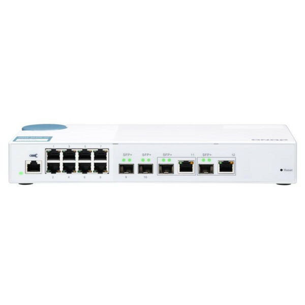 QNAP QSW-M408-2C Switch 8 ports Géré L2 10G Ethernet (100/1000/10000) Blanc