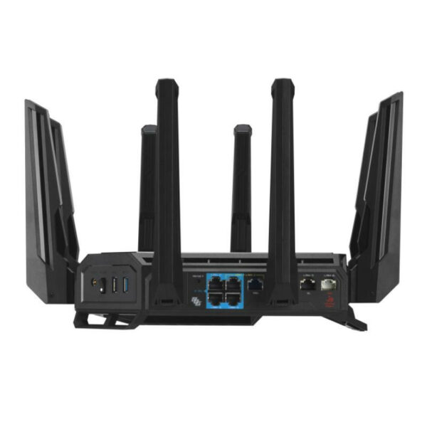 ASUS ROG Rapture GT-BE19000 routeur sans fil Multi-Gigabit Ethernet Tri-bande (2,4 GHz / 5 GHz / 6 GHz) Noir, Rouge – Image 6