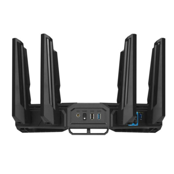 ASUS ROG Rapture GT-BE19000 routeur sans fil Multi-Gigabit Ethernet Tri-bande (2,4 GHz / 5 GHz / 6 GHz) Noir, Rouge – Image 7