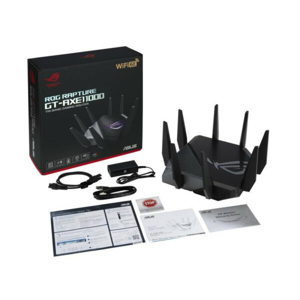 ASUS ROG Rapture GT-AXE11000 - routeur sans fil - 802.11a/b/g/n/ac/ax - de bureau – Image 5