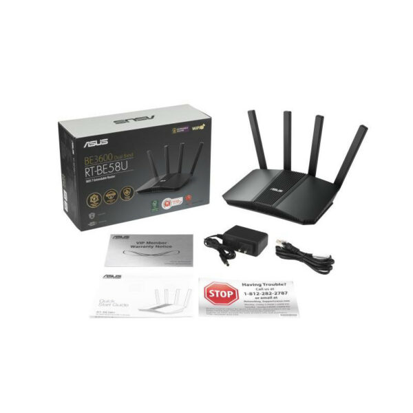 ASUS RT-BE58U routeur sans fil 2.5 Gigabit Ethernet Bi-bande (2,4 GHz / 5 GHz) Noir – Image 8