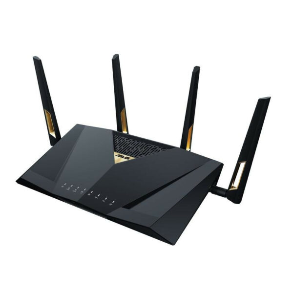 ASUS RT-BE88U routeur sans fil 10 Gigabit Ethernet Bi-bande (2,4 GHz / 5 GHz) Noir, Gris – Image 2