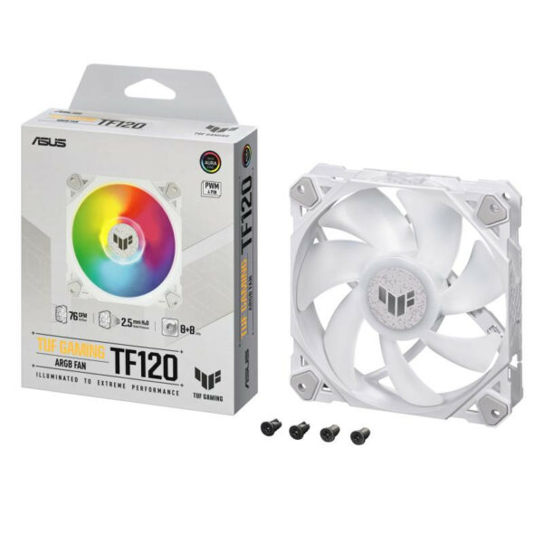 ASUS TUF GAMING TF120 ARGB WHITE EDITION – Image 7