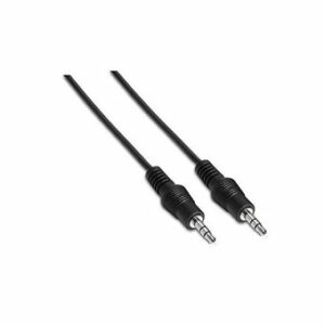 Câble audio stéréo Jack 3,5mm 1,5m Noir