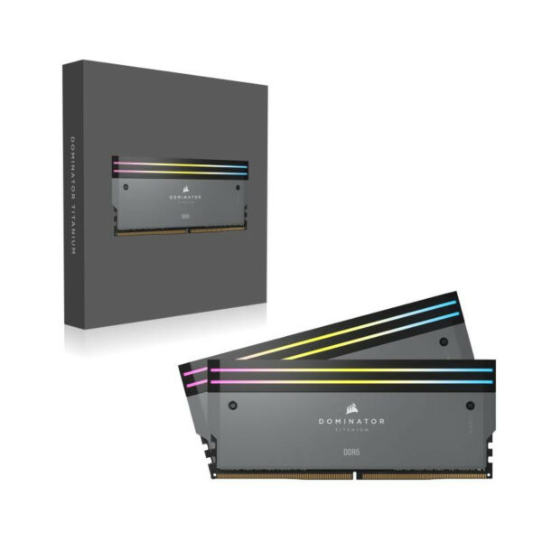 CORSAIR DOMINATOR TITANIUM RGB 64GO (2X32GO) DDR5 6000 MHZ – Image 6