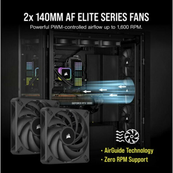 Corsair H115I Refroidisseur d'air Noir 1 pièce(s) – Image 4