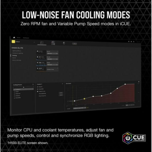 Corsair H115I Refroidisseur d'air Noir 1 pièce(s) – Image 6