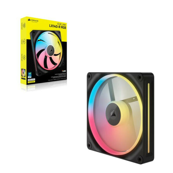 Corsair Kit de démarrage ventilateurs iCUE LINK LX140R RGB Single Fan – Image 3
