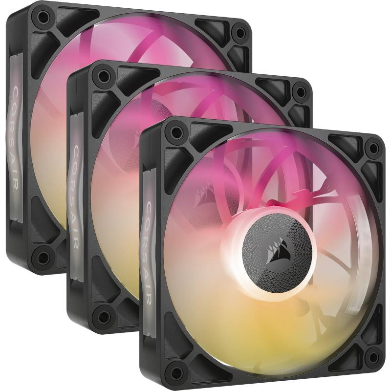 Corsair Kit de démarrage ventilateurs iCUE LINK RX120 RGB Max Triple Fan