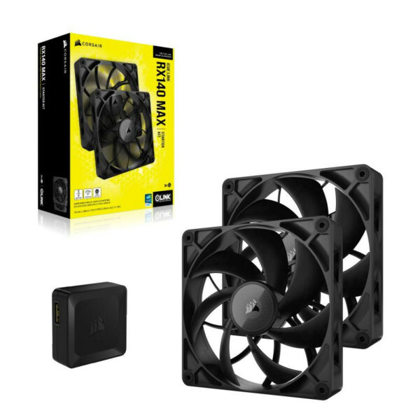 Corsair Kit de démarrage ventilateurs iCUE LINK RX140 Max Dual Fan – Image 3