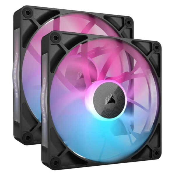 Corsair CO-9051032-WW système de refroidissement d’ordinateur Boitier PC Ventilateur 14 cm Blanc 2 pièce(s) – Image 2