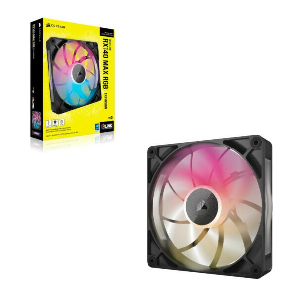 Corsair Kit de démarrage ventilateurs iCUE LINK RX140 RGB Max Single Fan – Image 4