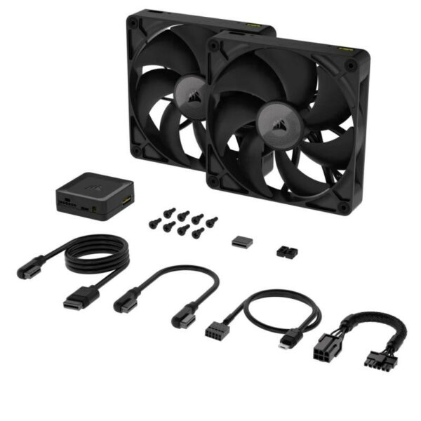 Corsair Kit d'extension ventilateurs PWM iCUE LINK RX140 RGB 140 mm white – Image 3